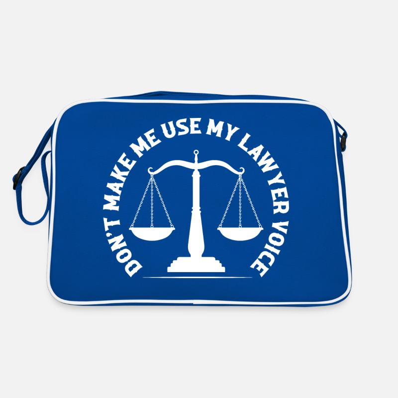 Ne me faites pas utiliser mon avocat Défenseur de la voix Attorn Sac Retro