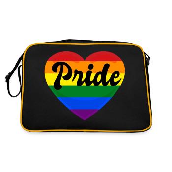 PRIDE - Retro Bag - black/gold - Back