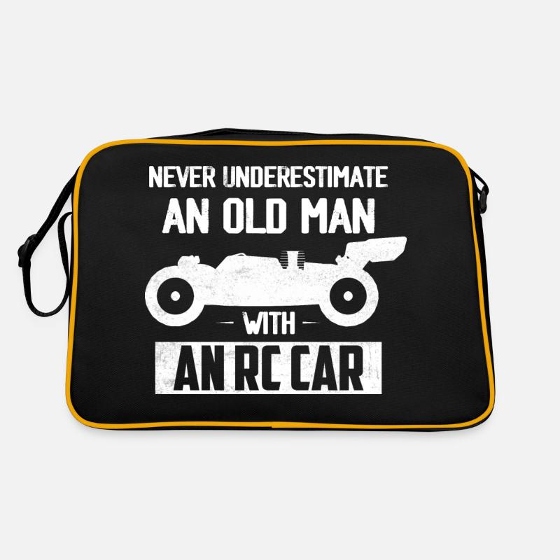 Never Underestimate An Old Man With An RC Car Raci Retro Bag