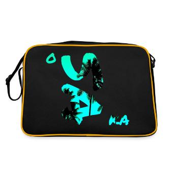 Osaka - Retro Bag - black/gold - Back