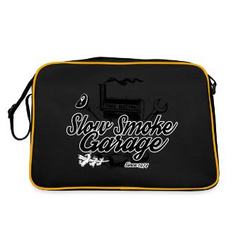 Slow Smoke Garage 5000 - Sac Retro - noir/or - Dos