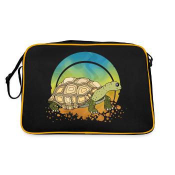 Tortoise - Retro Bag - black/gold - Back