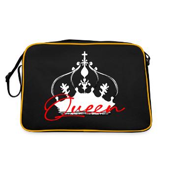Queen - Retro Bag - black/gold - Back