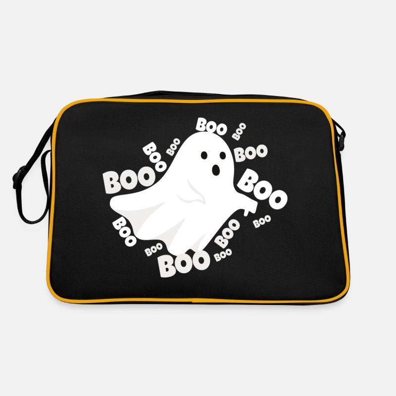 "BOO" Halloween Ghost Retro Bag