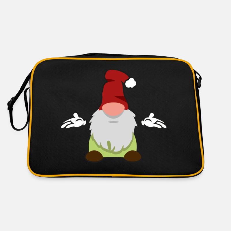 siebenter Weihnachtswichtel Retro Tasche