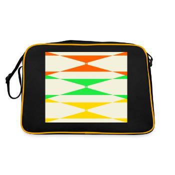 Color corner - Retro Bag - black/gold - Back