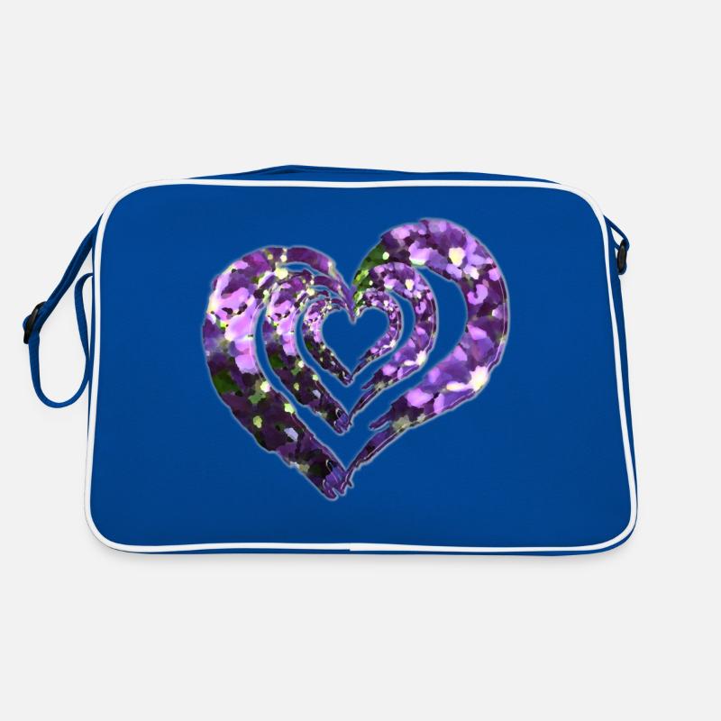 3-fold heart Retro Bag