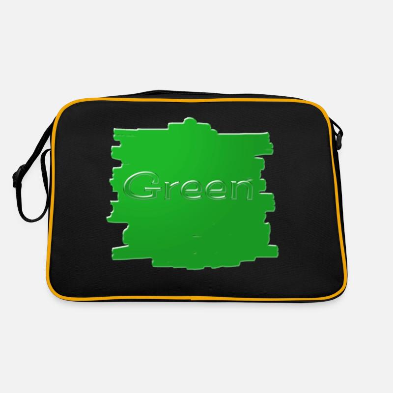 Green - Retro Bag - black/gold