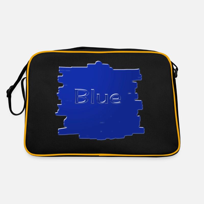 Blue Retro Tasche