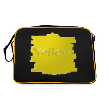 Yellow - Retro Bag - black/gold - Back