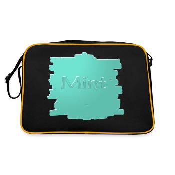 Menthe - Sac Retro - noir/or - Dos