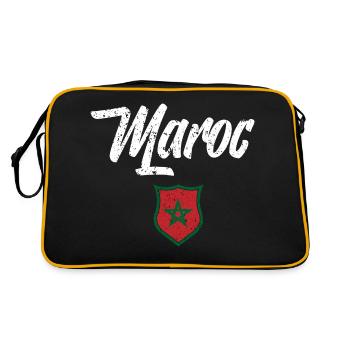MAROC - Sac Retro - noir/or - Dos