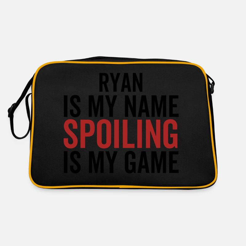 Ryan is My Name Spoiling is My Game Retro Bag