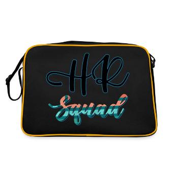 HR Squad Recruitment Specialist Human Resources - Retro Bag - black/gold - Back