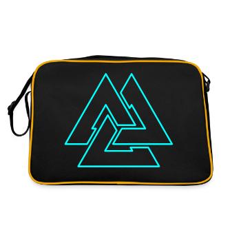 Odins Valknut - Retro Bag - black/gold - Back