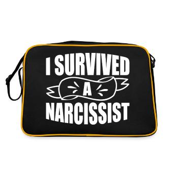J’ai survécu à un divorce narcissique Femmes divorcées - Sac Retro - noir/or - Dos