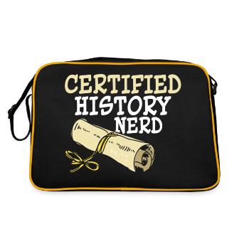 Professeur d’histoire certifié Nerd Éducation Professeur d’histoire - Sac Retro - noir/or - Dos