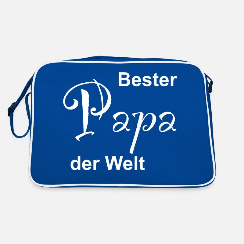 Bester Papa der Welt Design Retro Tasche