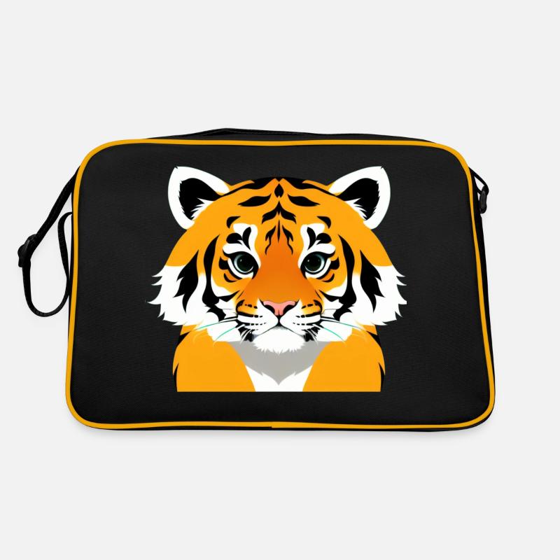 Comic Tiger Mignon Drôle Cool Dessin animé 11 Sac Retro