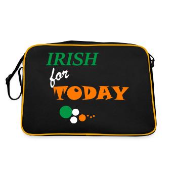 Saint-Patrick 2026, Saint-Patrick 2026 - Sac Retro - noir/or - Dos