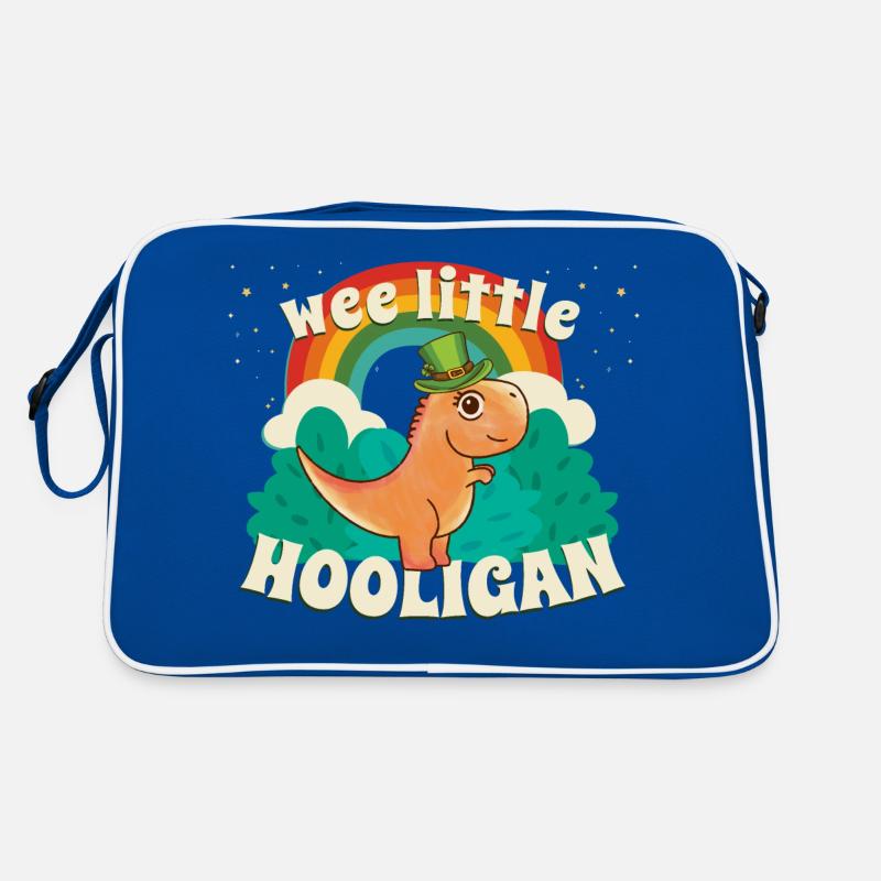 KLEINER HOOLIGAN Dinosaurier Kinder St Patrick s Retro Tasche