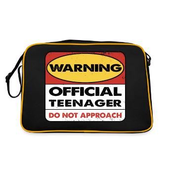 Cadeau officiel du 13e anniversaire de l’adolescent 13 ans - Sac Retro - noir/or - Dos