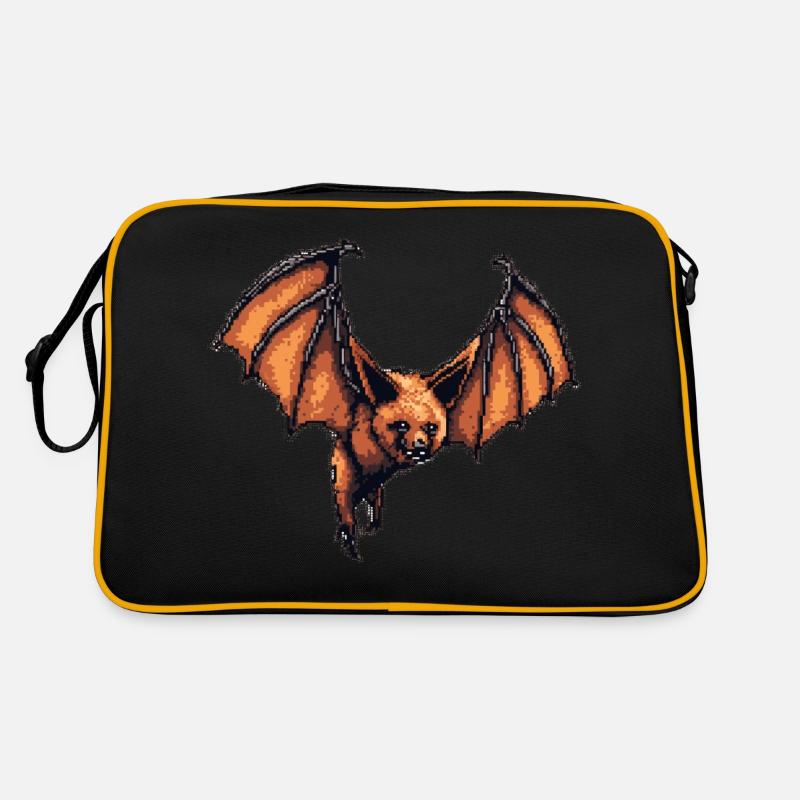 Pixel art du renard volant à l’ancienne manière 8 bits et apparence Sac Retro