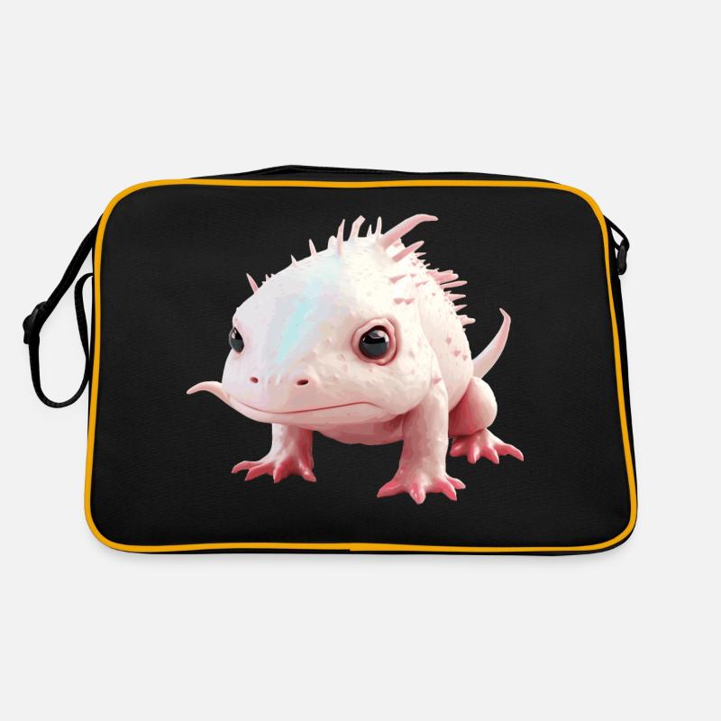 Small Baby Axolotl for Animal Lovers Retro Bag