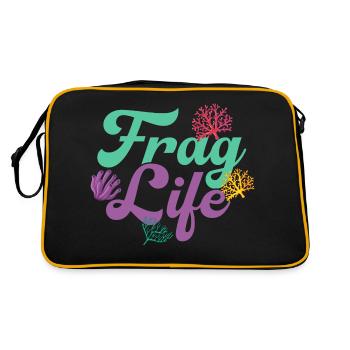 Demandez au propriétaire de l’aquarium Life Fish Keeping - Sac Retro - noir/or - Dos