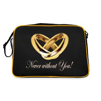 Heart of Rings, Never without You Saying - Retro Bag - black/gold - Back