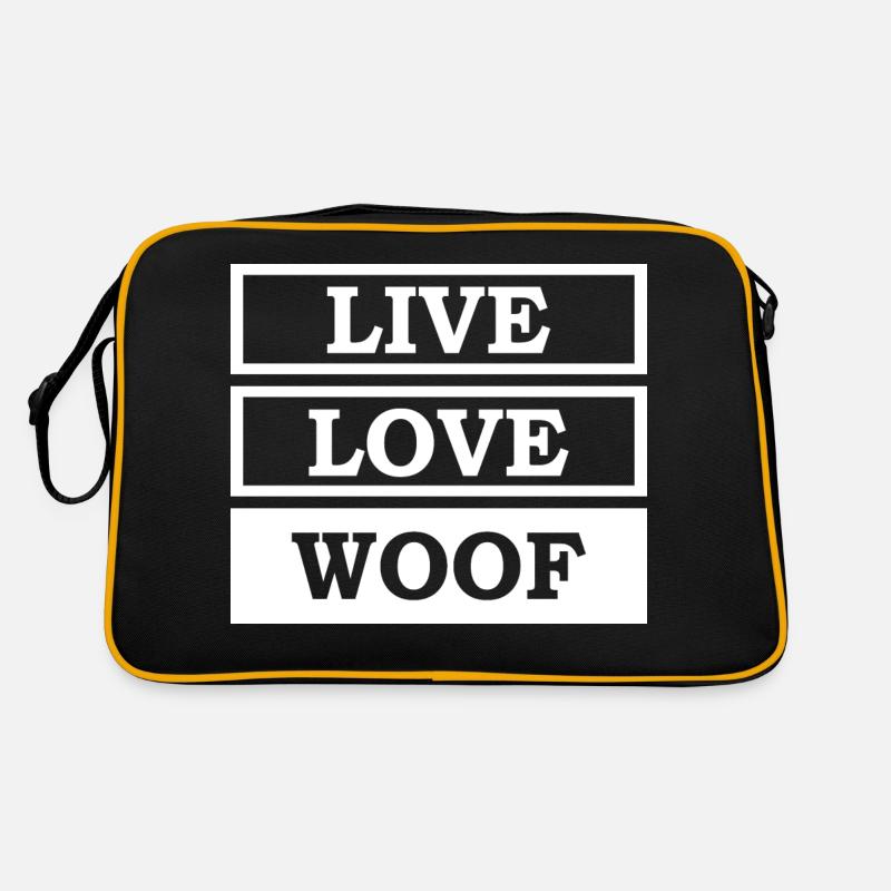 Hund Dog Retro Tasche