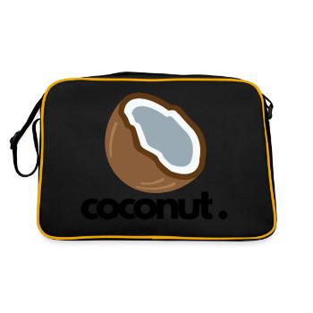 Coconut - Retro Bag - black/gold - Back