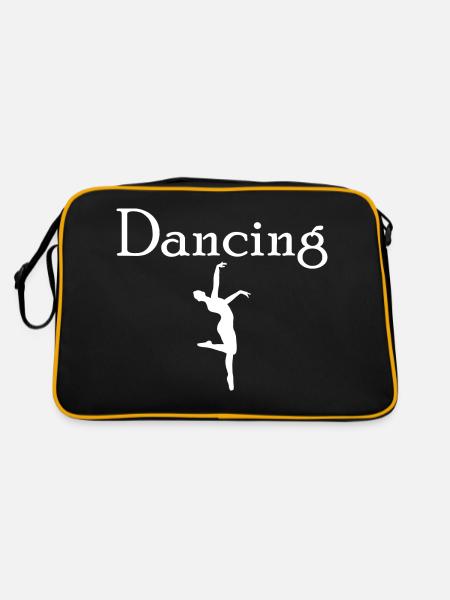 Danse Musique de danse - Sac Retro - noir/or - Dos