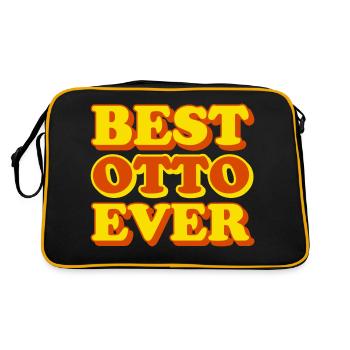 Otto First name Funny gift - Retro Bag - black/gold - Back