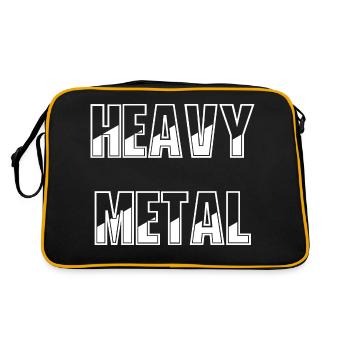 Métal lourd - Sac Retro - noir/or - Dos