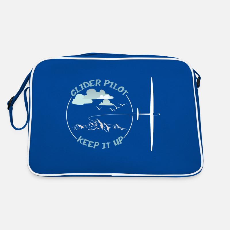 GLIDER PILOT KEEP IT UP Retro Bag