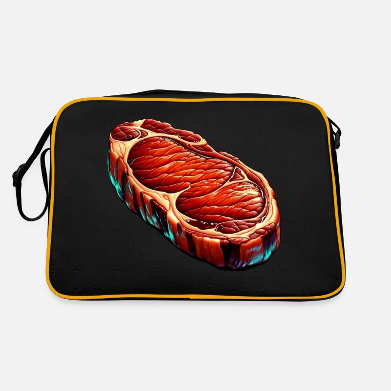 Fleisch | Grillen Retro Tasche