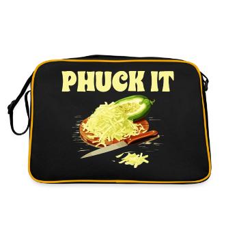 Funny Phuck It Laotian Cuisine - Retro Bag - black/gold - Back