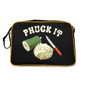 Funny Phuck It Laotian Cuisine - Retro Bag - black/gold - Back