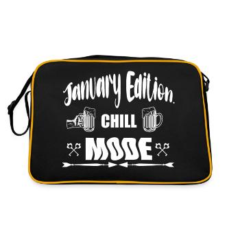 January Edition Chill Mode - Retro Bag - black/gold - Back