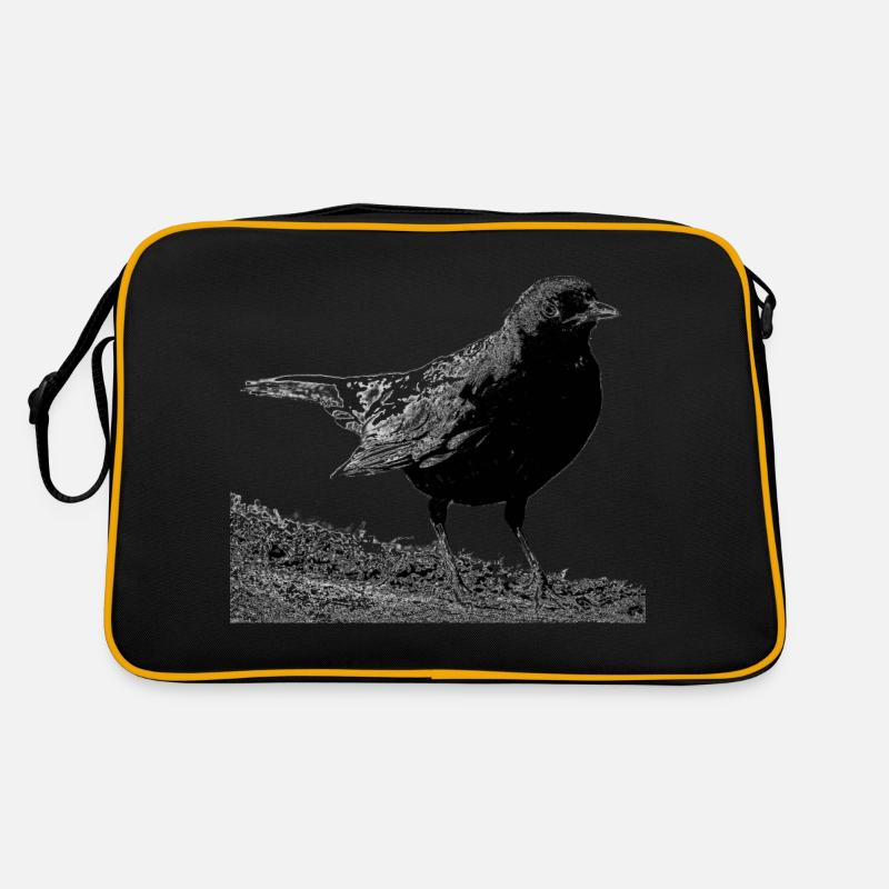 Blackbird, A730357 - Retro Bag - black/gold