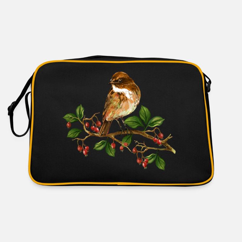 Bunter Vogel Retro Tasche