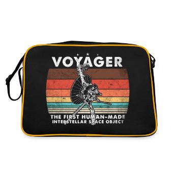 Voyager 1977 Retro Space Probe Mission - Retro Bag - black/gold - Back
