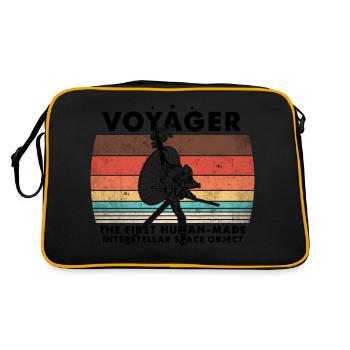 Voyager 1977 Retro Space Probe Mission - Retro Bag - black/gold - Back