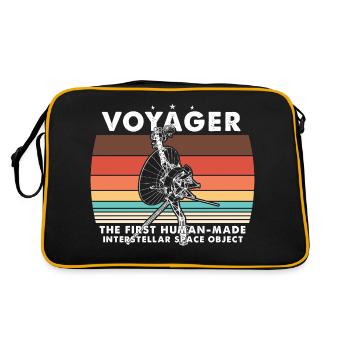 Voyager 1977 Retro Space Probe Mission - Retro Bag - black/gold - Back