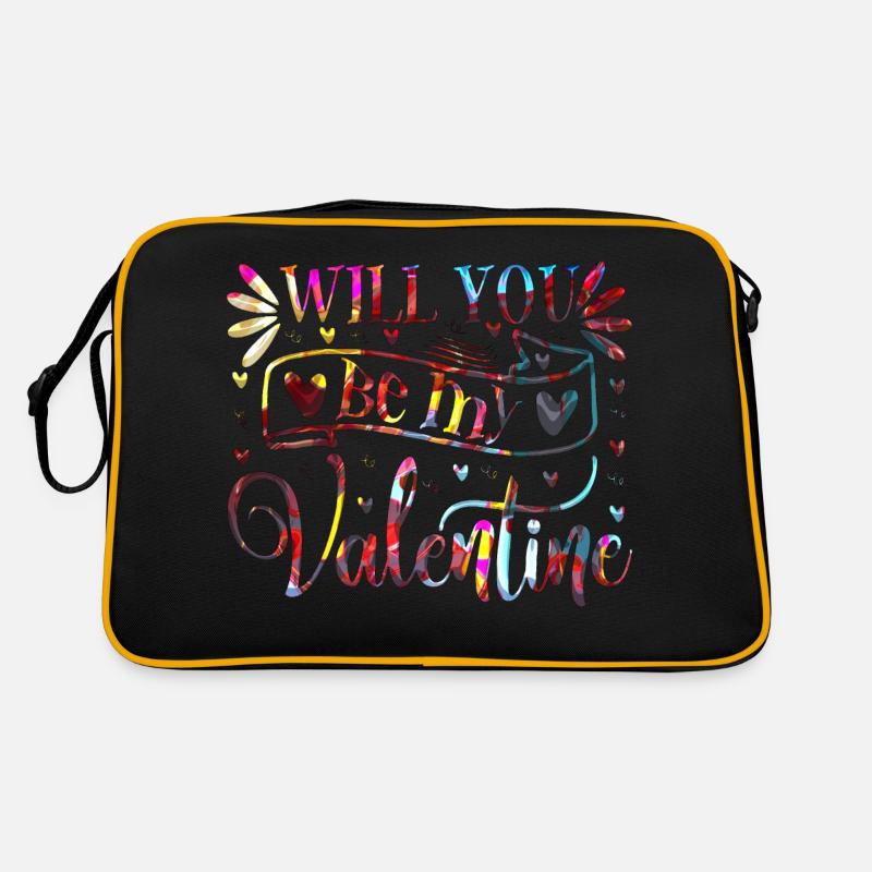 Aimez-moi la Saint-Valentin Joyeux Valentin Saint-Valentin Sac Retro