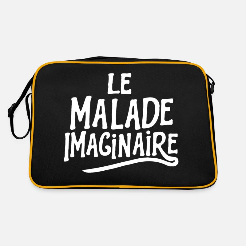 Le malade imaginaire - Sac Retro - noir/or