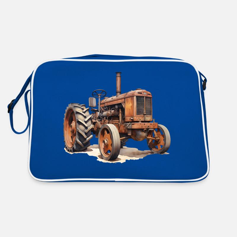 Technikgeschichte bei Traktoren Retro Tasche
