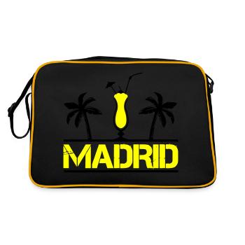 Madrid - Retro Bag - black/gold - Back