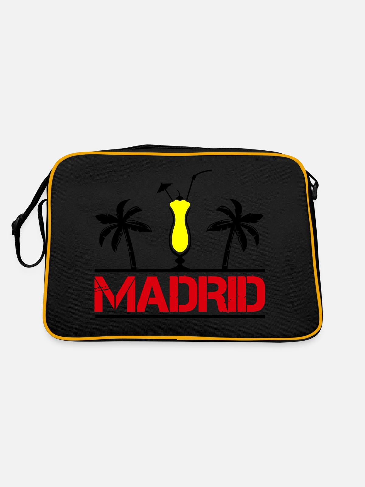 Madrid - Sac Retro - noir/or - Dos